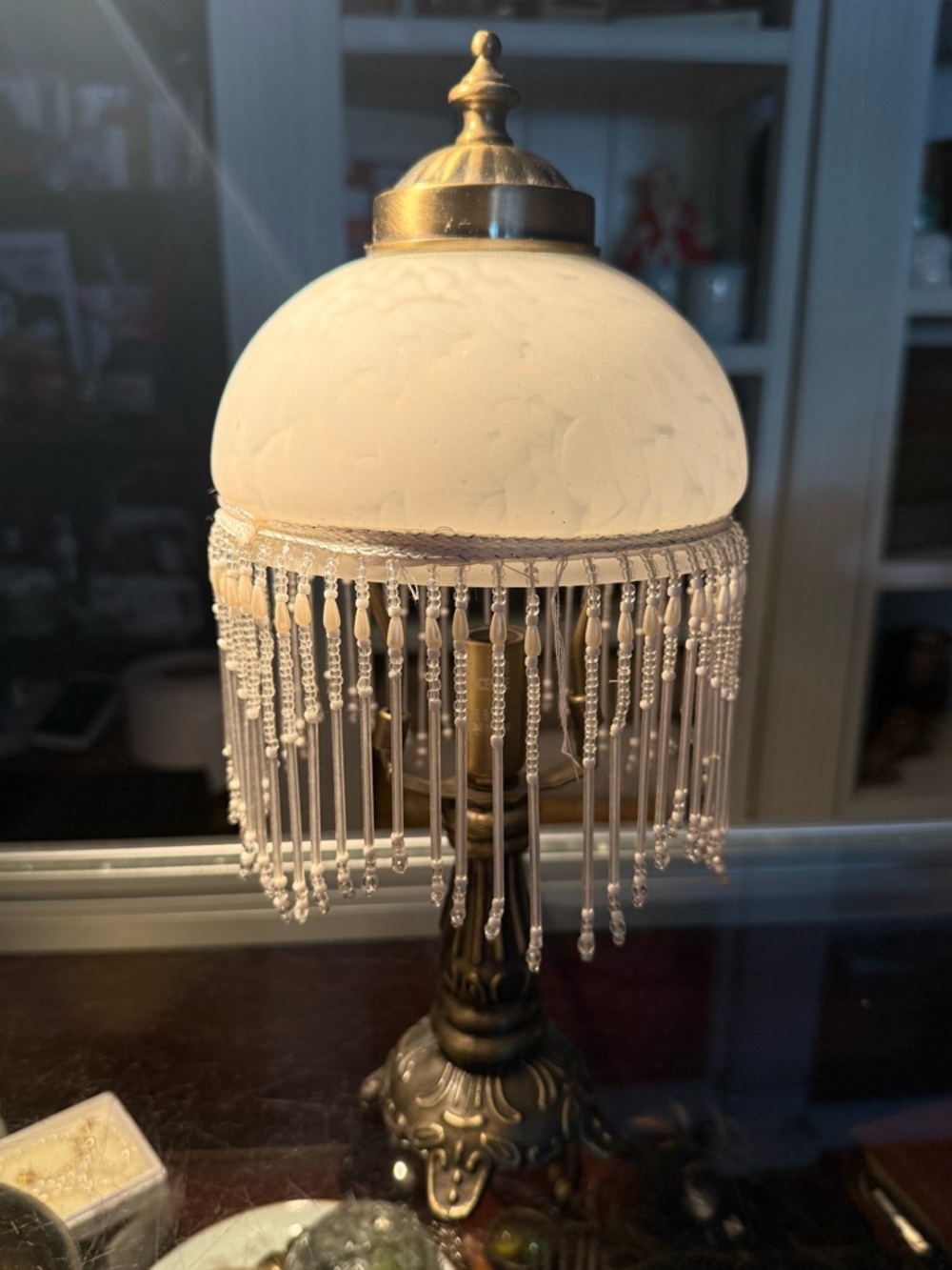 Vintage Murano Style Beaded Lamp